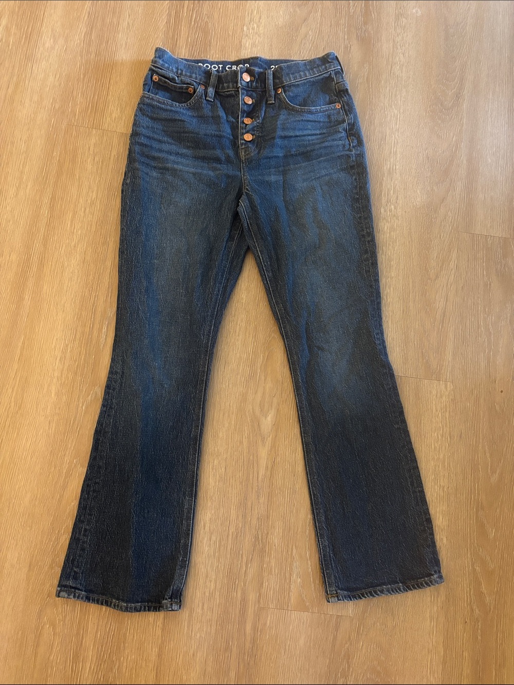 J. Crew Demi Boot Crop Jeans Women’s size 28T